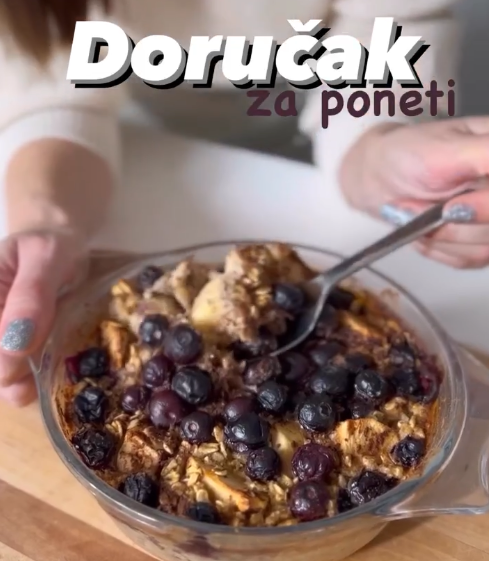 Dorucak za dvoje - zapečeni ovas