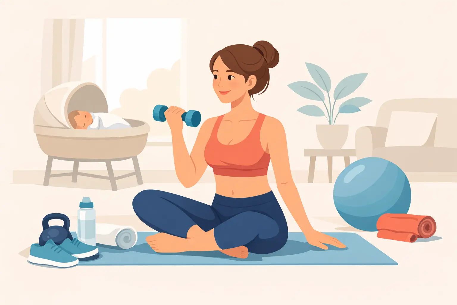 Kada početi vežbanje posle porođaja