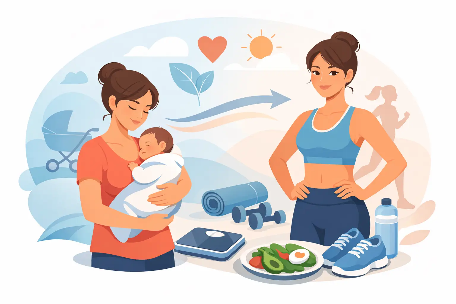 Kako smršati posle trudnoće bez pritiska