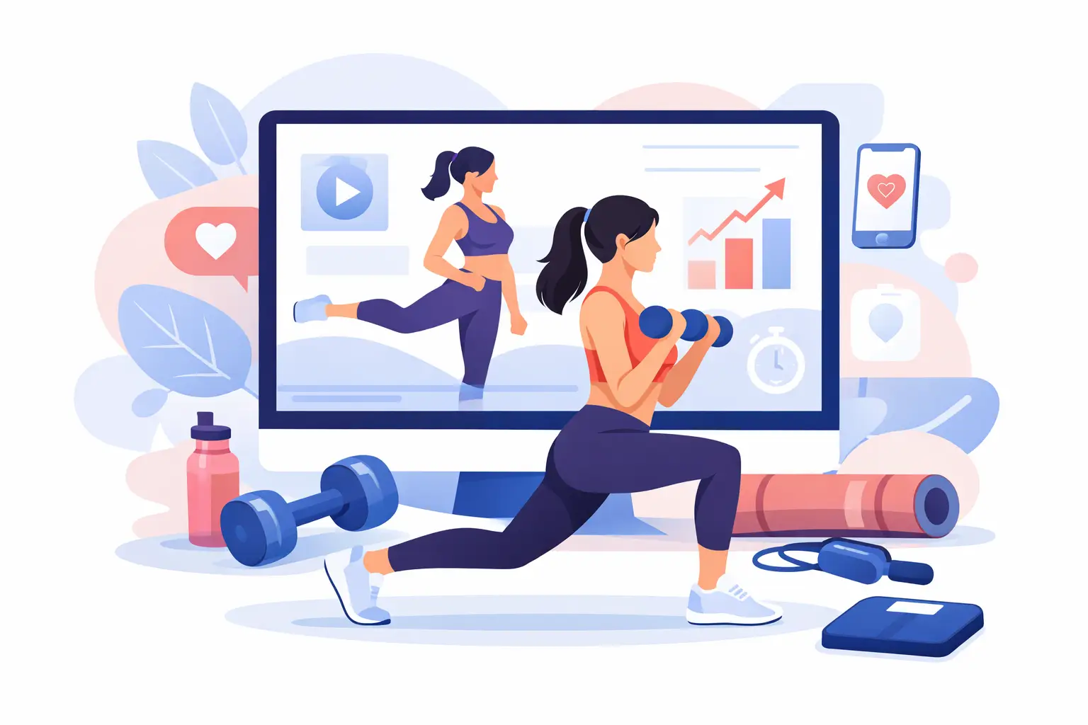 Online fitnes za žene koji daje rezultate