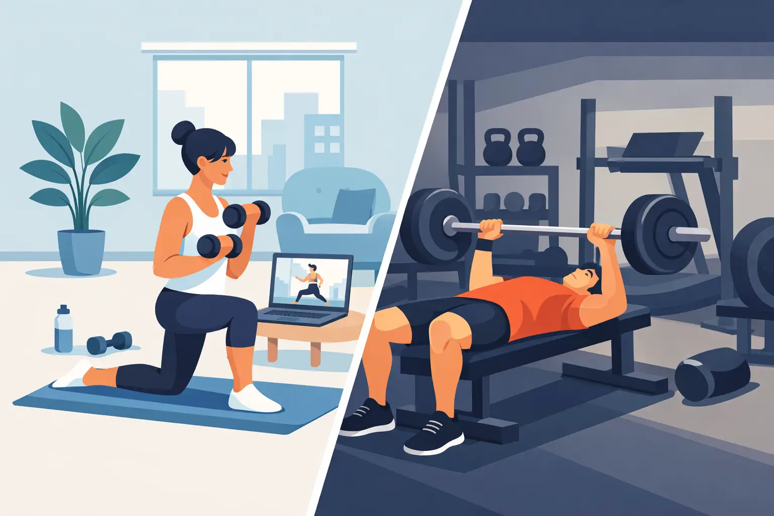 Online trening ili teretana - šta je bolje?