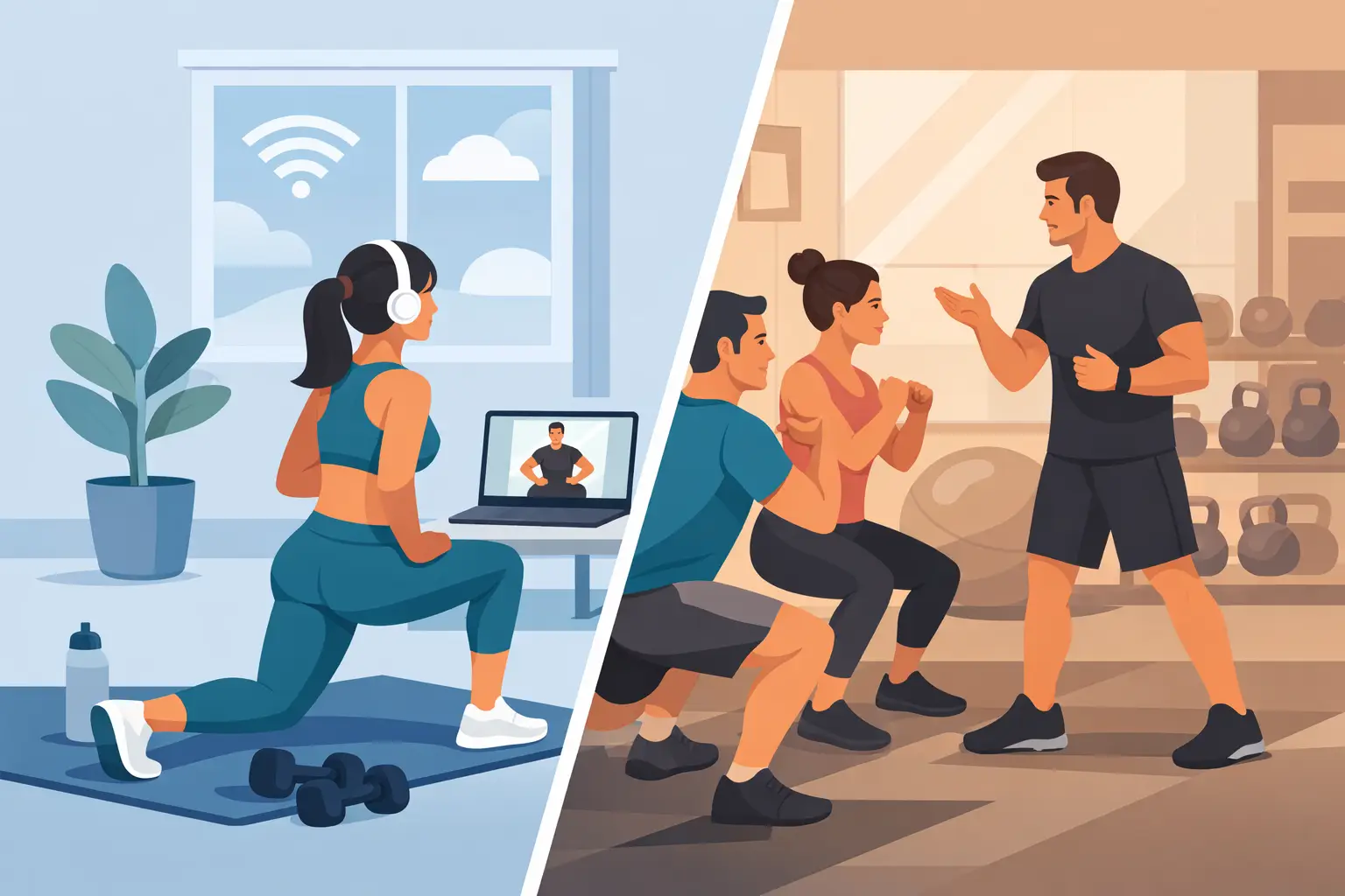Online trening ili vežbe uživo: šta birate?