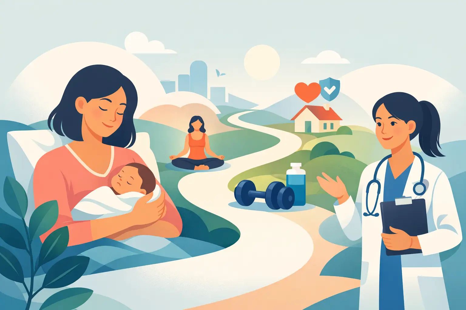 Postporođajni oporavak bez lutanja