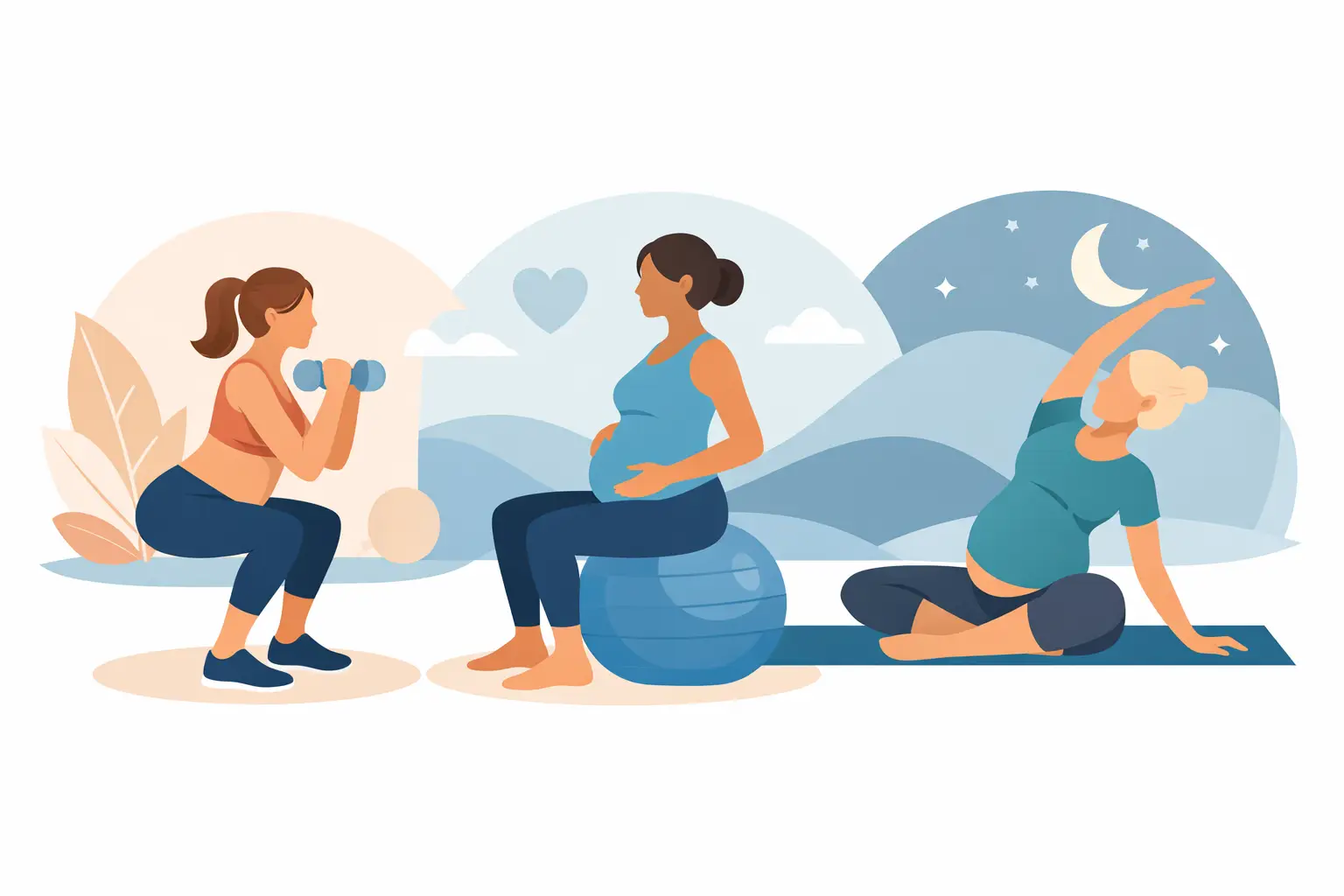 Trening u trudnoći po trimestrima